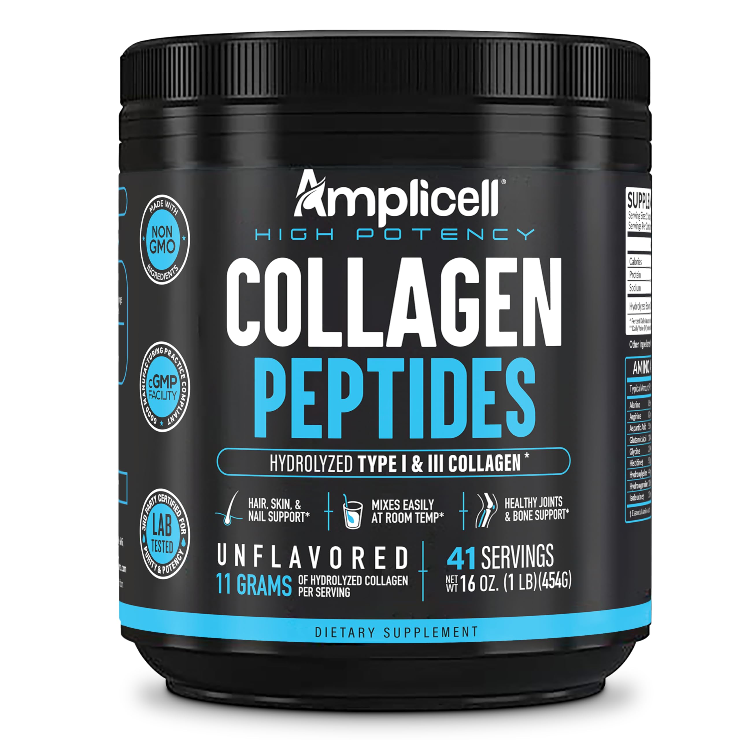 Amplicell Contenu 451 g, 41 portions pratiques