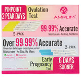 Amplim kit-test grossesse et ovulation, détection précoce pour planification familiale à domicile.