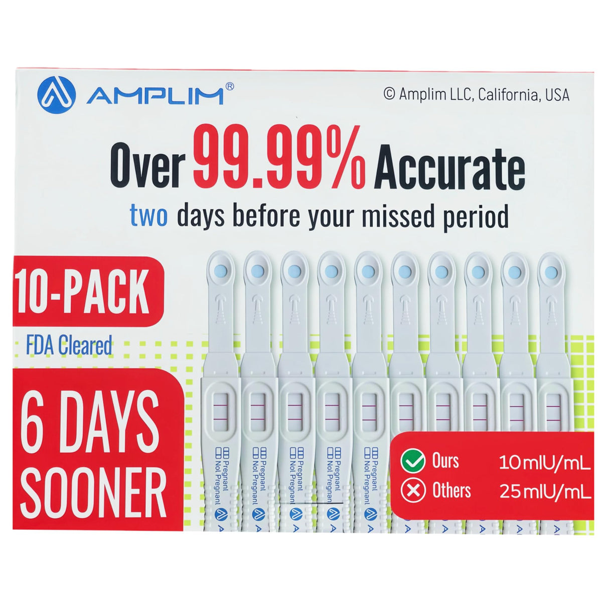 Amplim test grossesse precoce lot-pack – préparation pratique à domicile.