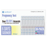 Amplim test de grossesse en utilisation directe, résultats rapides possibles.