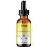 AMUA Vital Drops – bouteille vue de face, potentiel soutien à la silhouette.