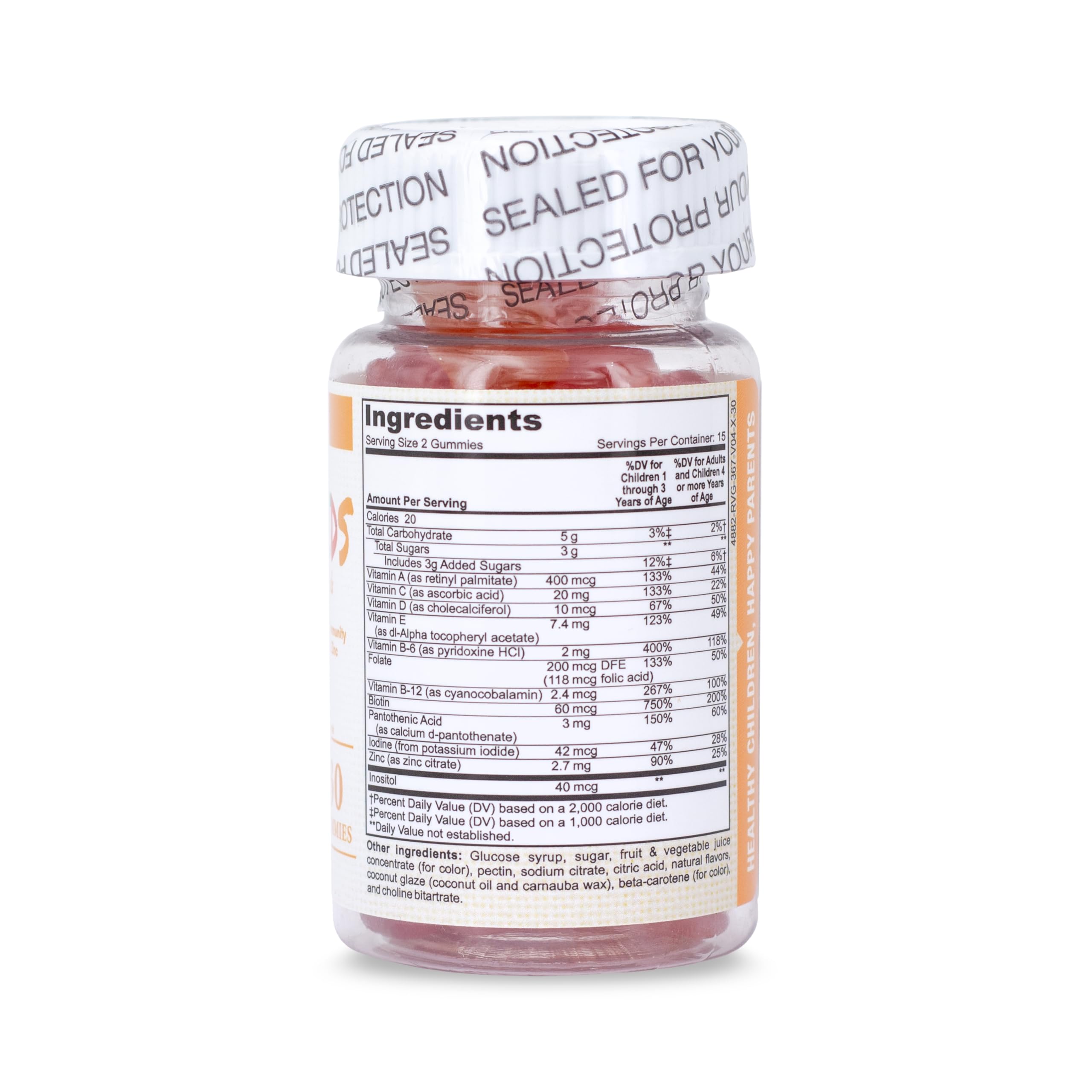 AMVILAB Amevit Kids Gummies – pot refermable pour conserver les gommes fraîches