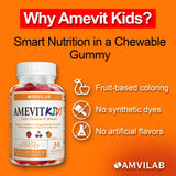 AMVILAB Amevit Kids Gummies – texture douce adaptée aux estomacs