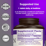 AMVILAB Mélatonine 3mg – tablettes saveur framboise pour un rituel nocturne agréable.