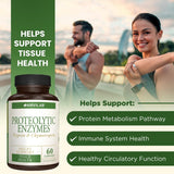 AMVILAB capsules de trypsine et chymotrypsine pour une prise quotidienne facile.