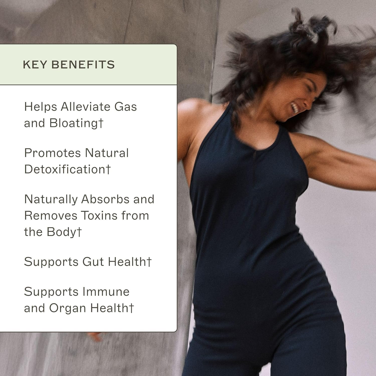 Amy Myers MD Charbon de coco capsules scene-d-usage — intégration quotidienne simple
