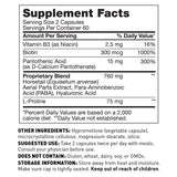 Amy Myers MD acide-hyaluronique pour l'hydratation cutanée et l'éclat.