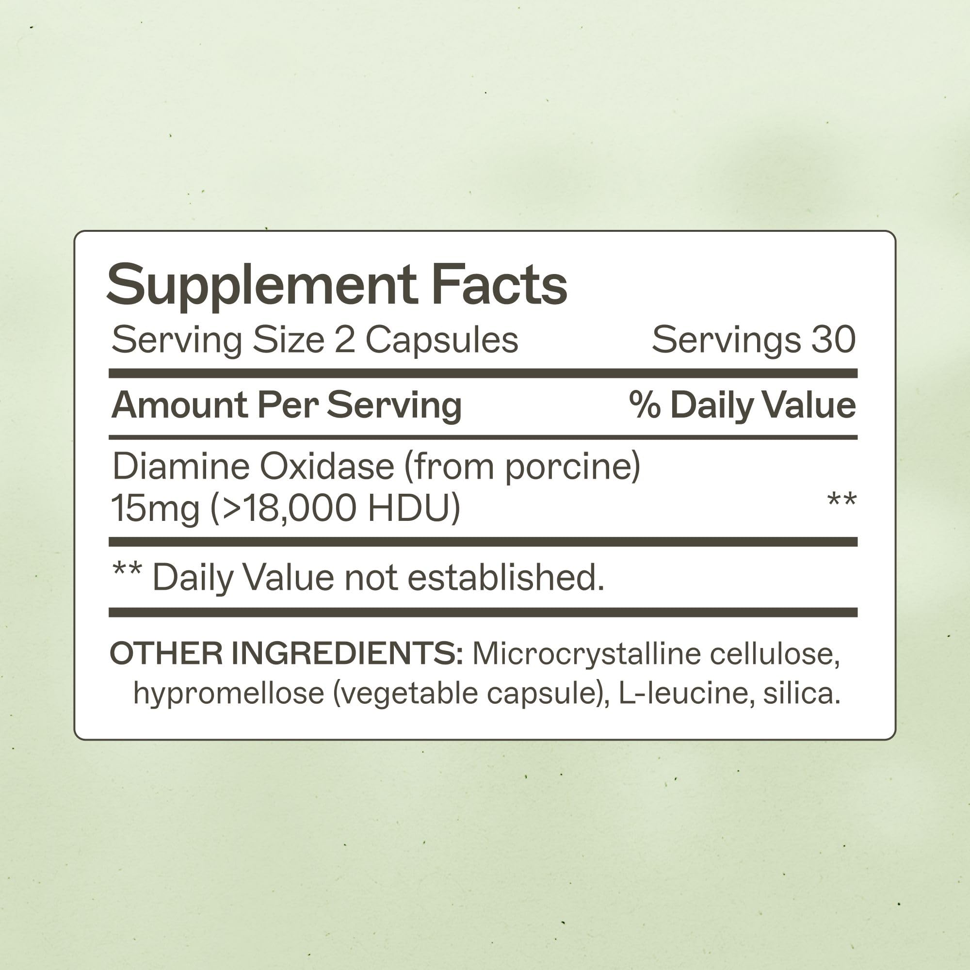 Histazyme Amy Myers MD − capsules visibles pour aider la digestion de l'histamine.