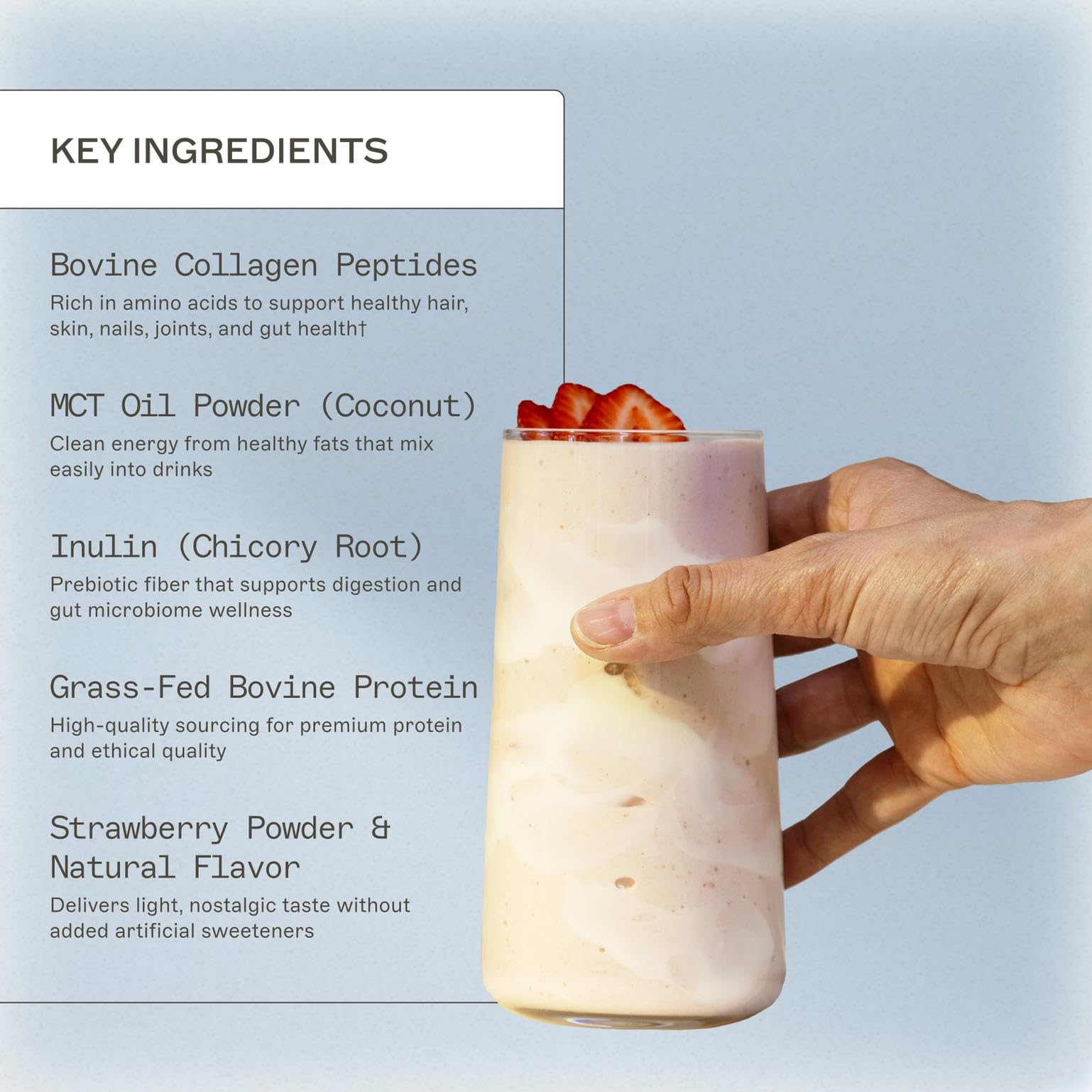 Amy Myers MD Poudre Paleo dans eau ou smoothie rapide.
