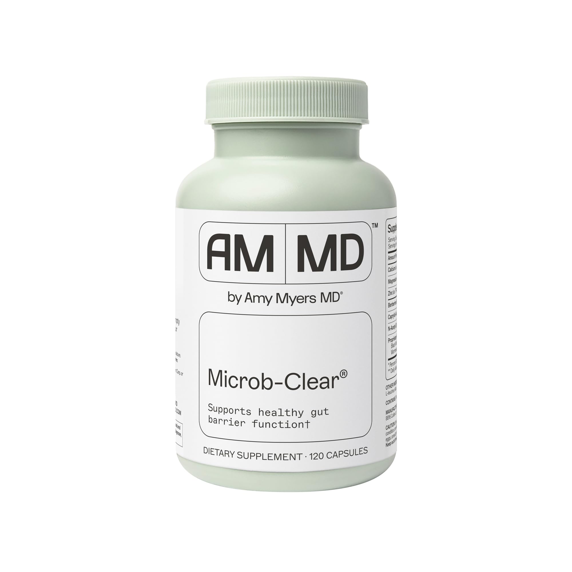 Amy Myers MD Microb-Clear: bouteille prête à l'emploi pour soutenir l'équilibre du microbiote.