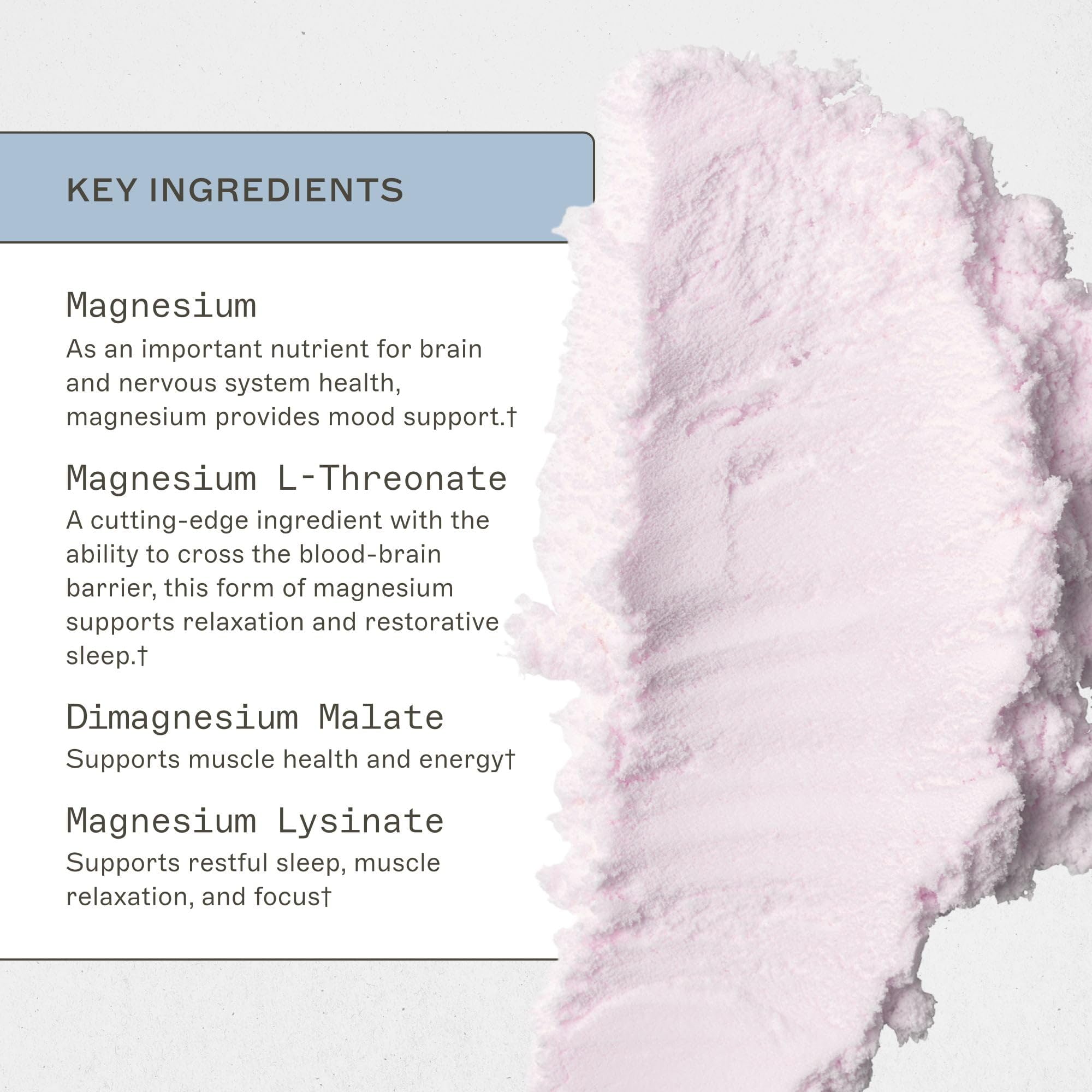 Amy Myers MD NeuroCalm Mag - étiquette sans gluten et sans allergènes compatibles avec divers régimes.