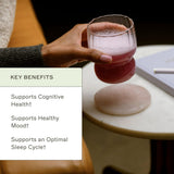 Amy Myers MD NeuroCalm Mag - préparation dans un verre d'eau pour une dose quotidienne facile.