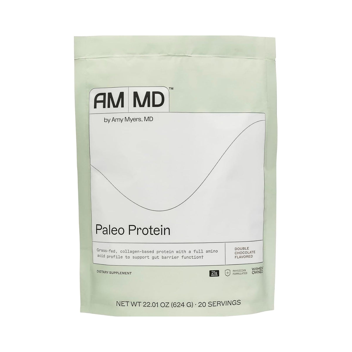 Amy Myers MD Poudre Paleo Double Chocolat, texture lisse et shake rapide