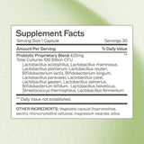 Amy Myers MD Probiotic 100 Milliards – capsules, utilisation quotidienne avant repas.