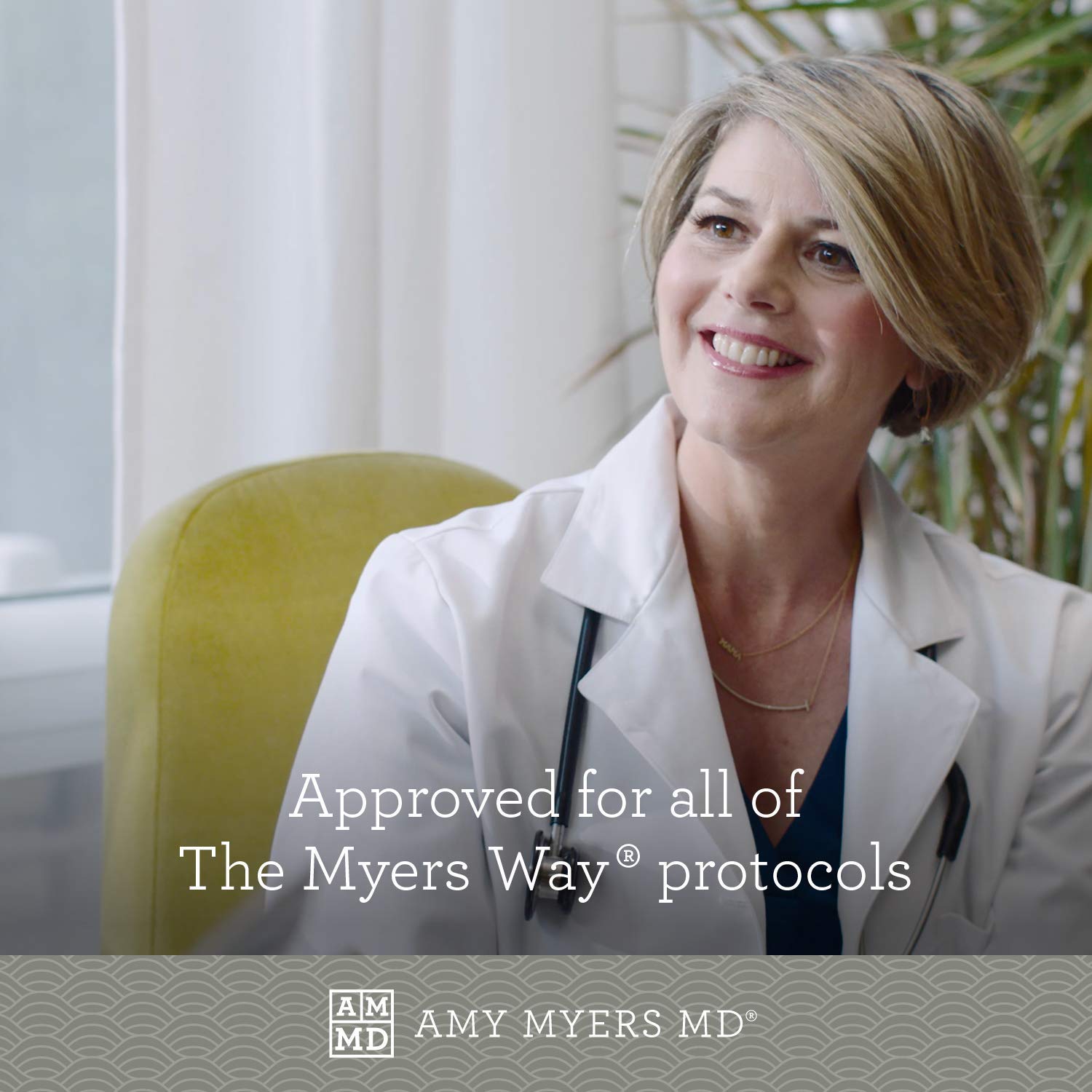 Amy Myers MD Rest and Restore – horloge évoquant des cycles de sommeil.