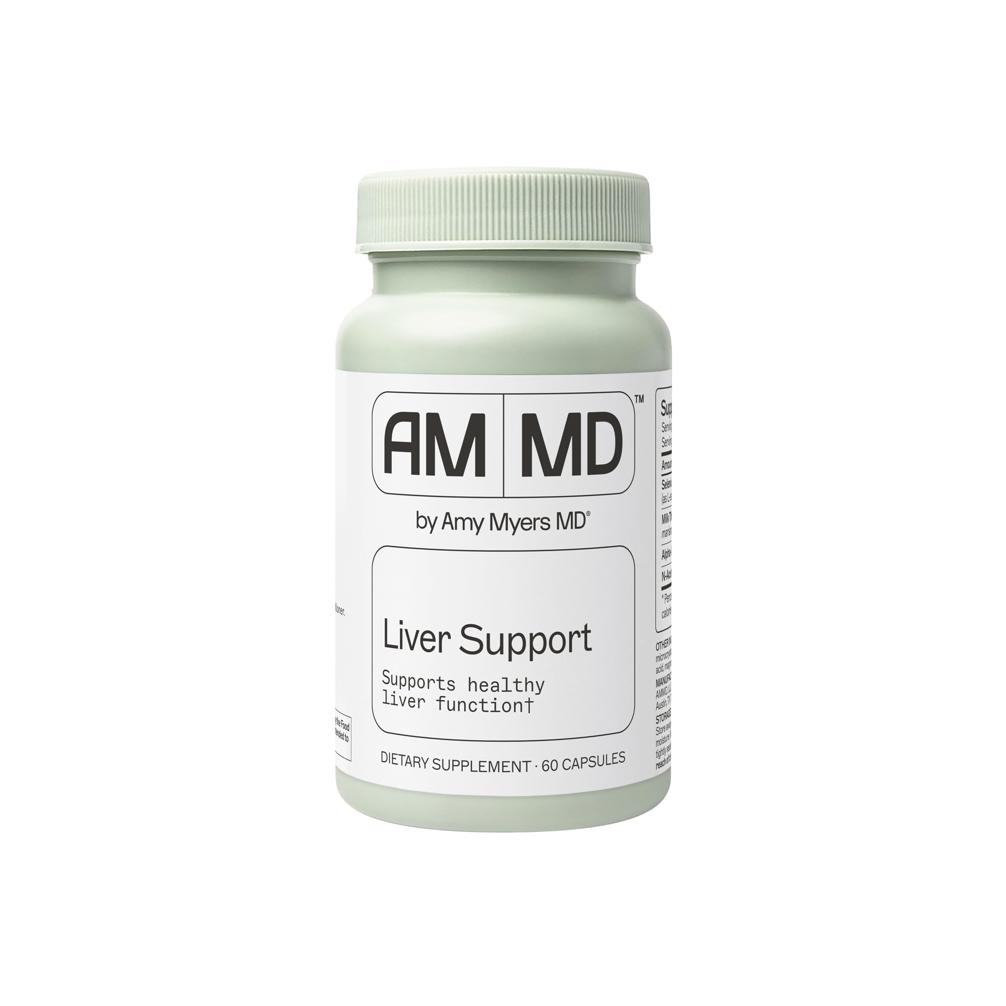 Amy Myers MD Liver Support: bouteille visible, soutien potentiel du foie et détox naturelle.