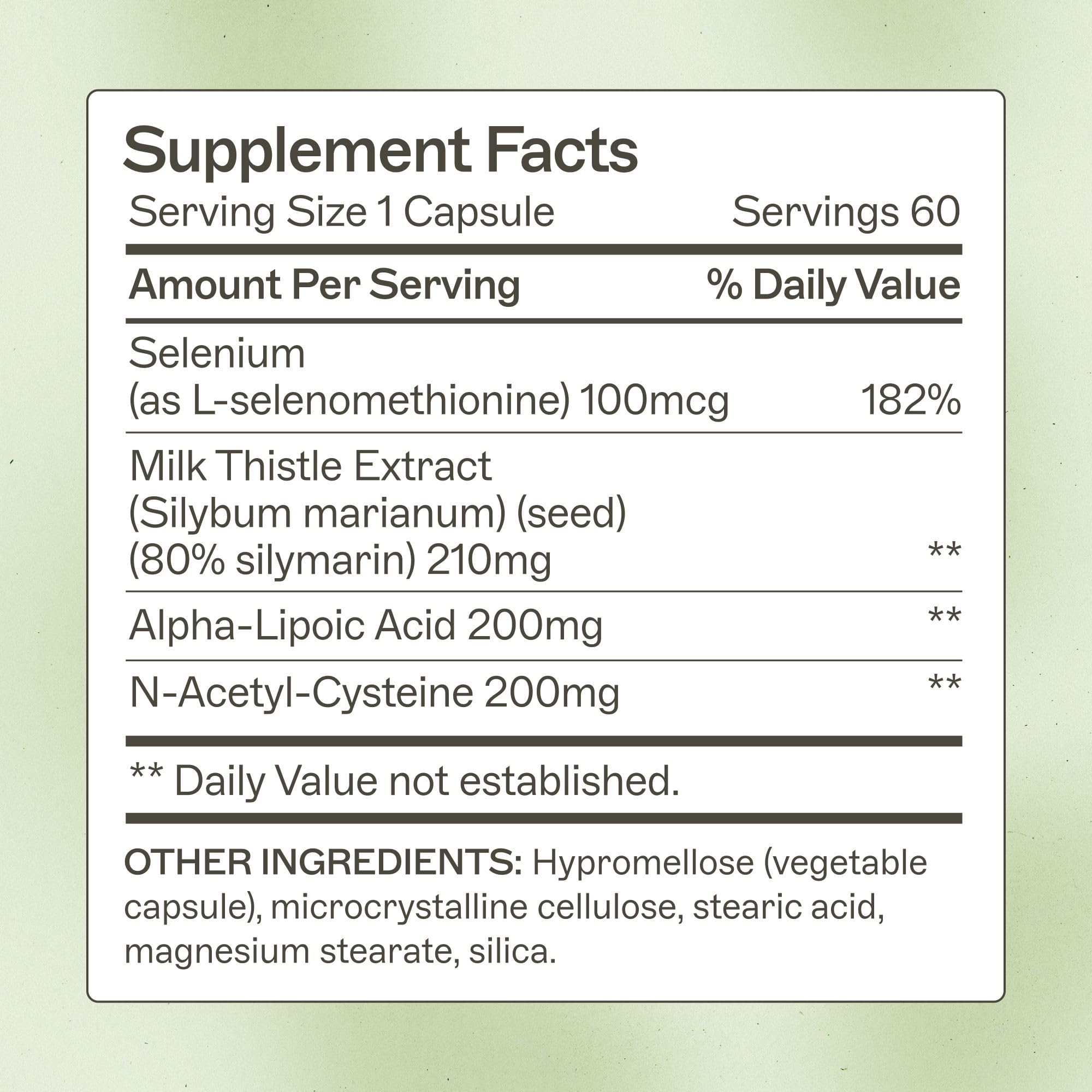 Amy Myers MD Liver Support: capsules au premier plan, chardon-Marie et curcuma en évidence.