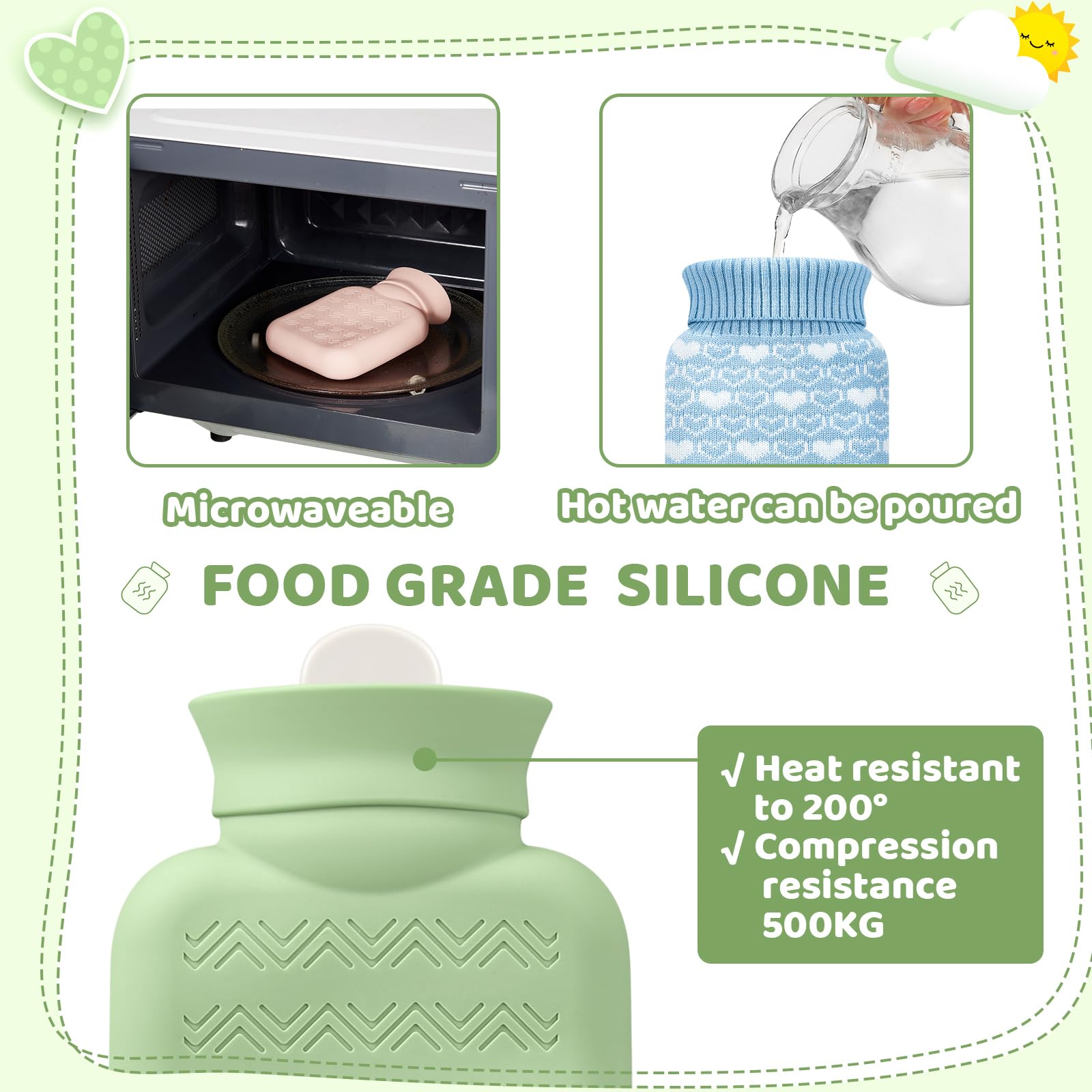 Amylove bouteille mini verte 320 ml, idéale pour les déplacements quotidiens