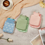 Amylove bouteille mini coeur imprime avec housse tricot rose, design doux et élégant