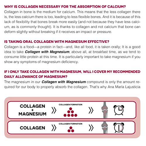 Ana María Lajusticia Collagen Magnesium 2-pack – soutien des os et du squelette, mobilité possible.