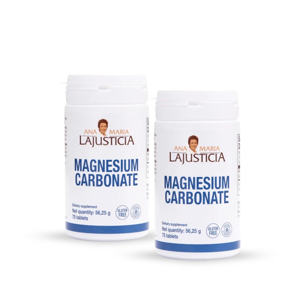 Ana María Lajusticia Magnésium Carbonate - bouteille de 75 comprimés, facile à prendre