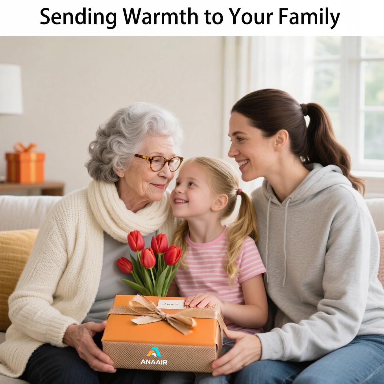 AnaAir design sans fil, liberté de mouvement pendant le travail ou les activités extérieures.