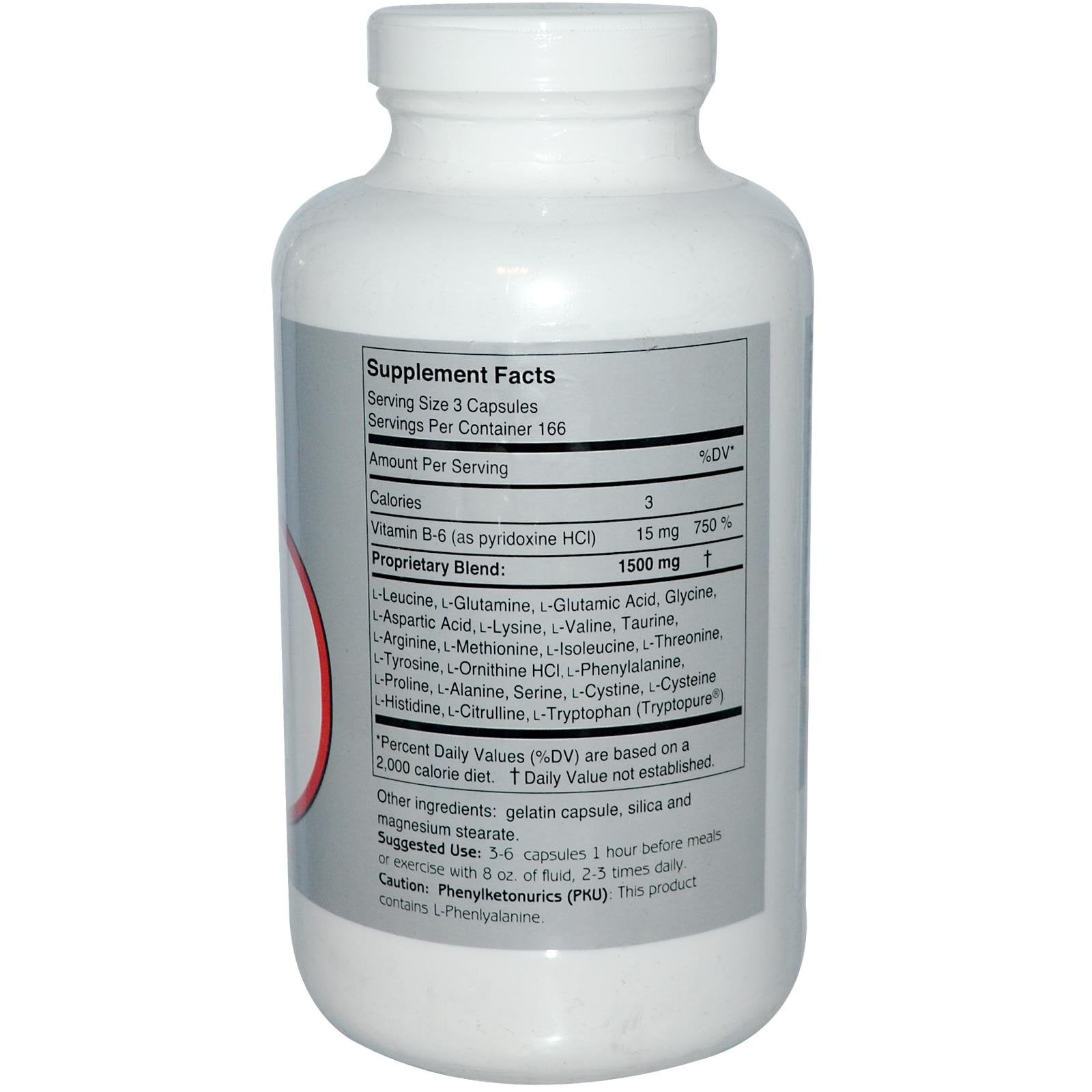 Anabol Naturals Amino Balance, prise quotidienne, pour maintenir l'apport en acides aminés essentiels.