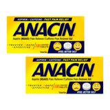 ANACIN: bouteille de comprimés pour un usage rapide.