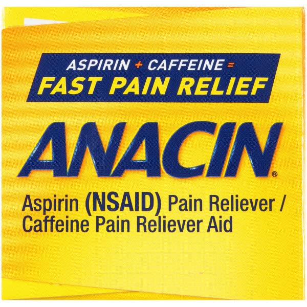 ANACIN: conditionnement carton extérieur pratique pour le rangement.