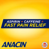 ANACIN: tablettes visibles pour vérifier la dose rapidement.