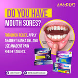 Anadent Gel Dentaire pour aphtes et irritations buccales douloureuses.