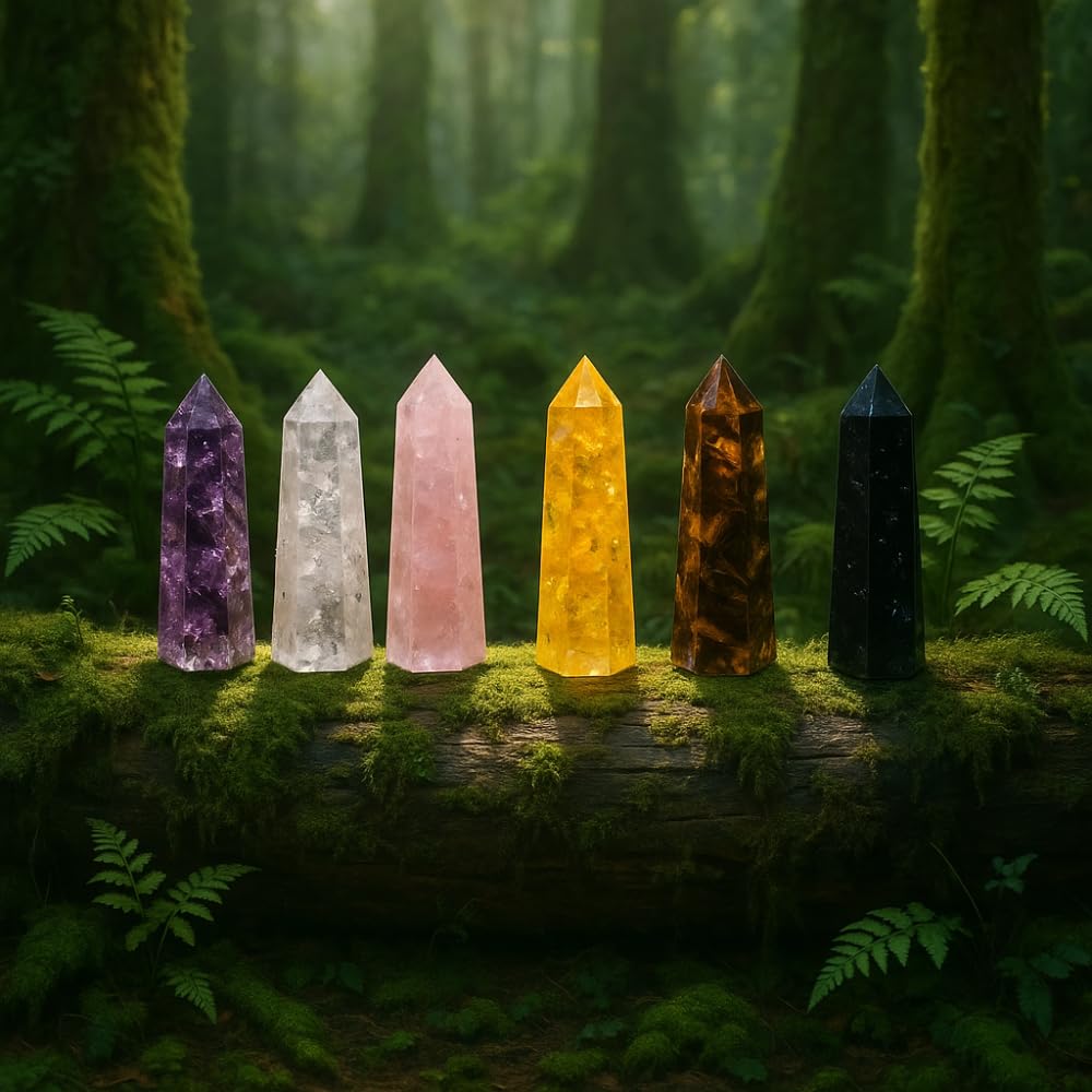 ANAYA AGATE baguette citrine: énergie positive et clarté d'esprit.