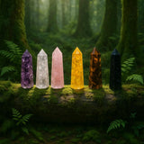 ANAYA AGATE baguette citrine: énergie positive et clarté d'esprit.