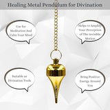 ANAYA AGATE pendule fin dorée alliant élégance et praticité pour pratique spirituelle