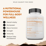 Capsules Ancestral Supplements oméga poisson, soutien potentiel du cœur