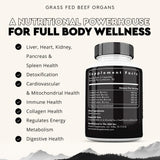 Ancestral Supplements cœur, riche en CoQ10 pour soutenir l'énergie et la vitalité.