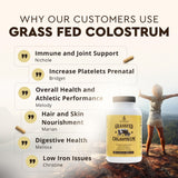 Boîte et flacon Ancestral Supplements, non-GMO et traçabilité vérifiée.