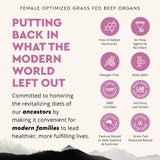 Ancestral Supplements Ovaires: nutriments ciblés pour l'équilibre féminin.