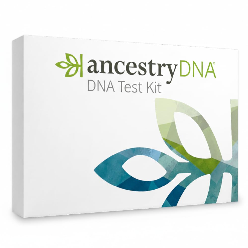 AncestryDNA kit emballage et etiquette, démarrage facile et clair