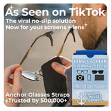 Chiffon nettoyant Anchor Glasses Straps : usage quotidien en voiture, sac ou bureau.