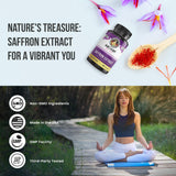 Ancient Bliss safran: capsules faciles à avaler dans la routine quotidienne.