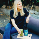 Boisson énergisante Ancient Elixirs Matcha avec 135 mg de caféine.