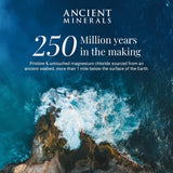 Application facile sans résidu avec Ancient Minerals pour la peau.