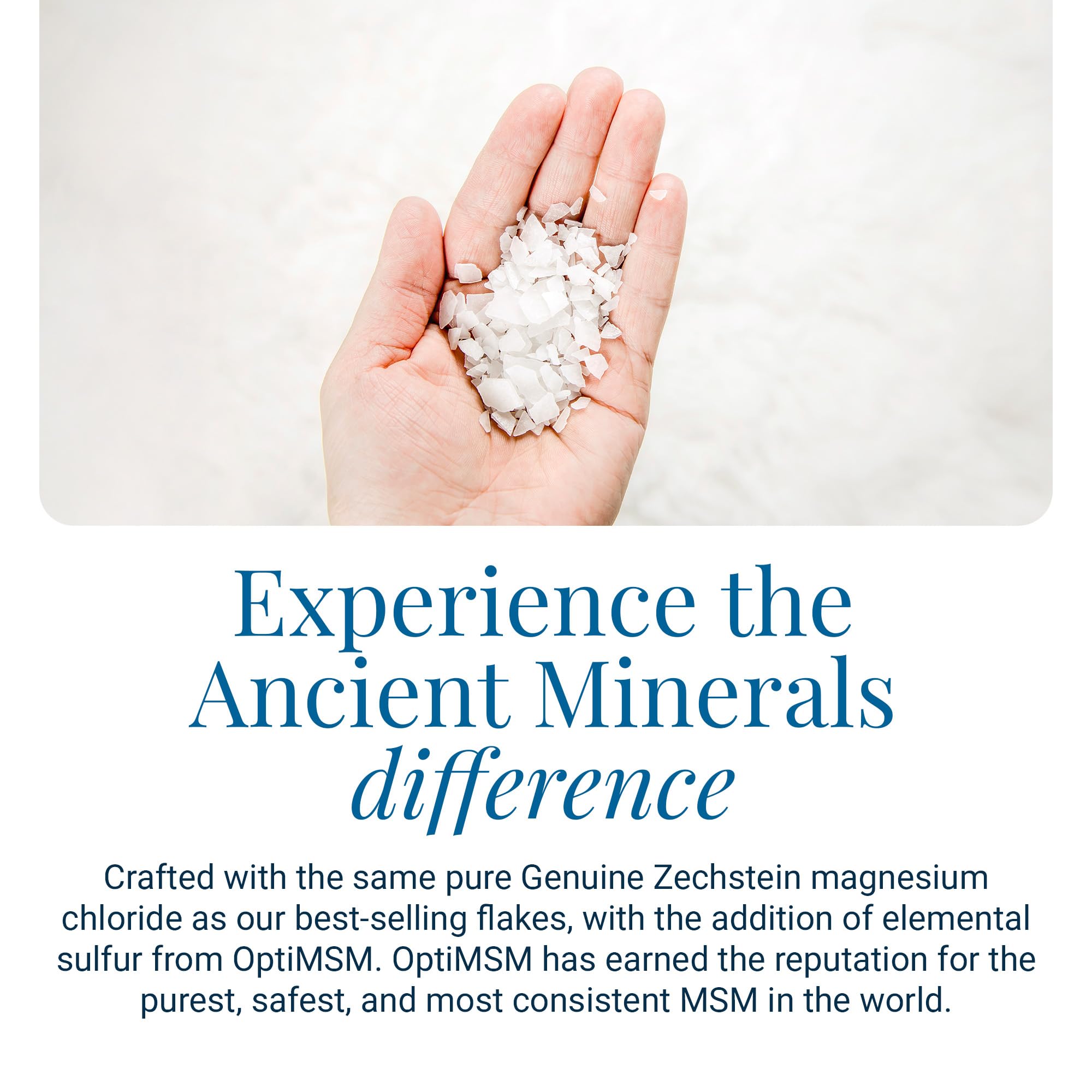 Bain Ancient Minerals formulation sans parfum, douceur pour peaux sensibles.