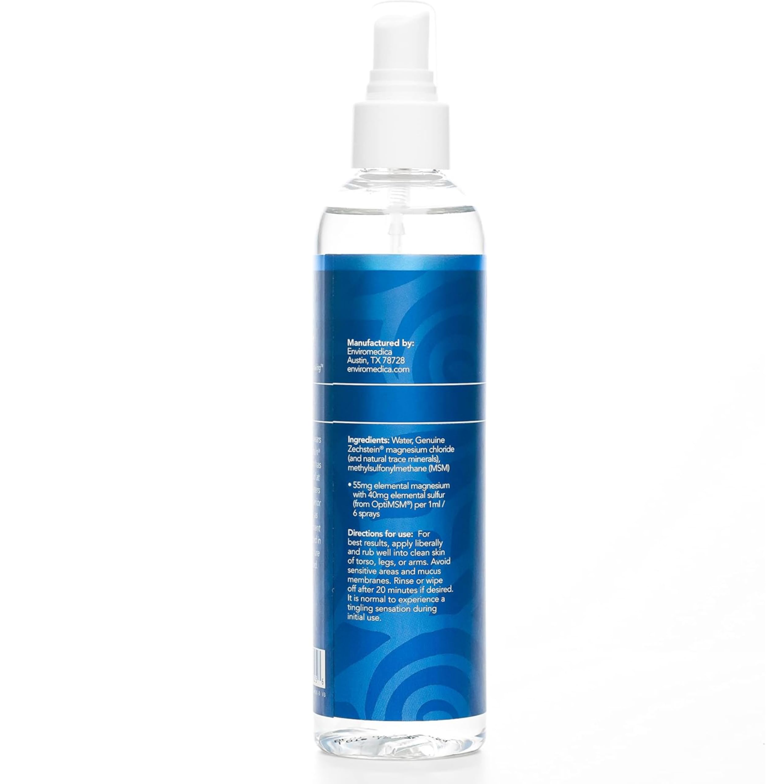 Ancient Minerals huile magnésium spray application zones, zones ciblées plus efficaces