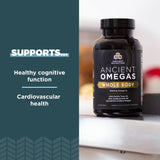 Ancient Omegas Whole Body: huile de poisson sauvage favorisant le fonctionnement cognitif.
