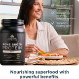 Ancient Nutrition bouteille affichant ingrédients naturels et non-OGM.