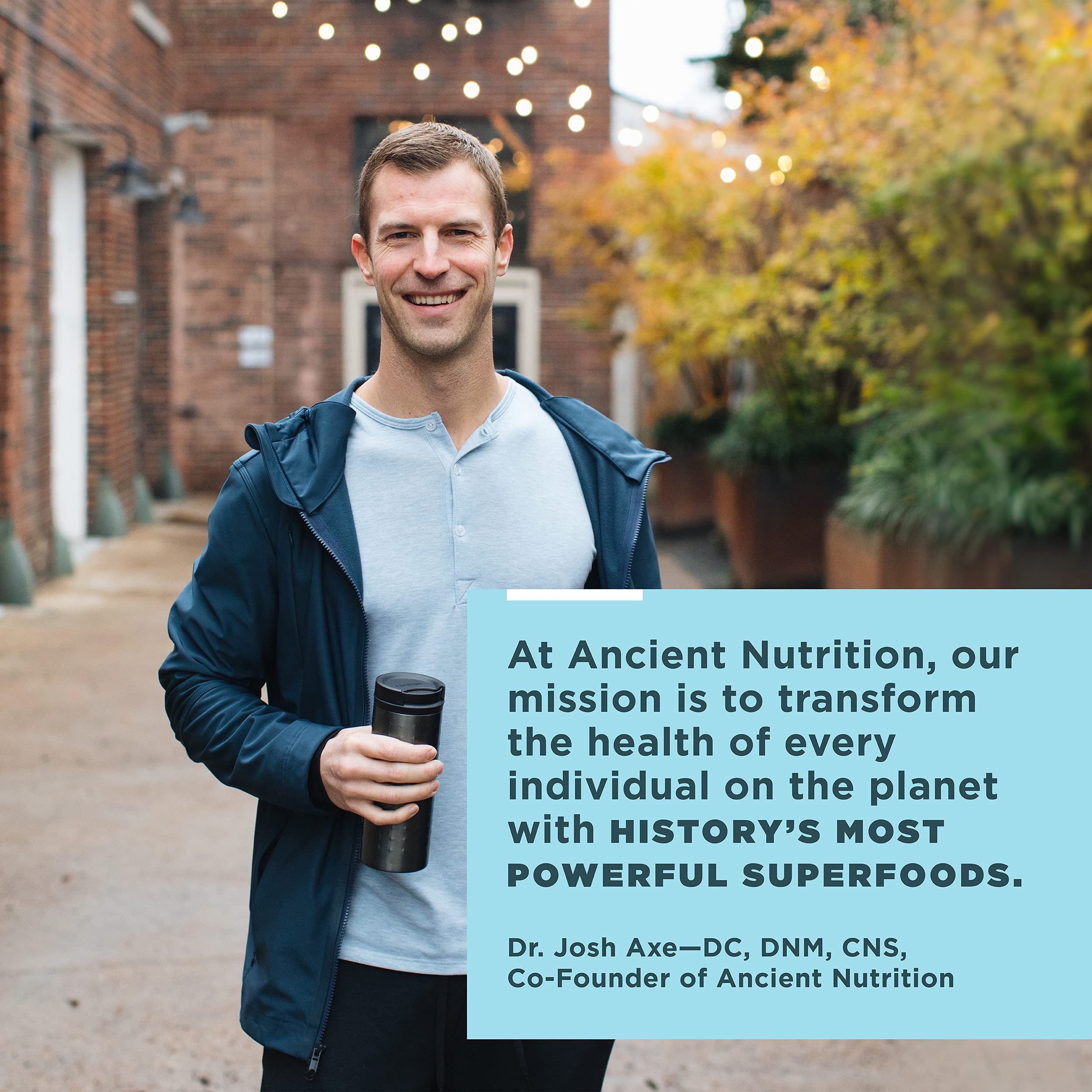 Ancient Nutrition bouteille multi-collagène 45 capsules, format pratique pour routine journalière.