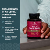 Étiquette du flacon Ancient Nutrition Collagène Gélules avec dosage clair