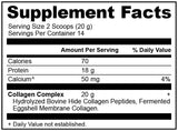 Ancient Nutrition Collagen Peptides sans arôme, mélange facile dans eau ou jus.